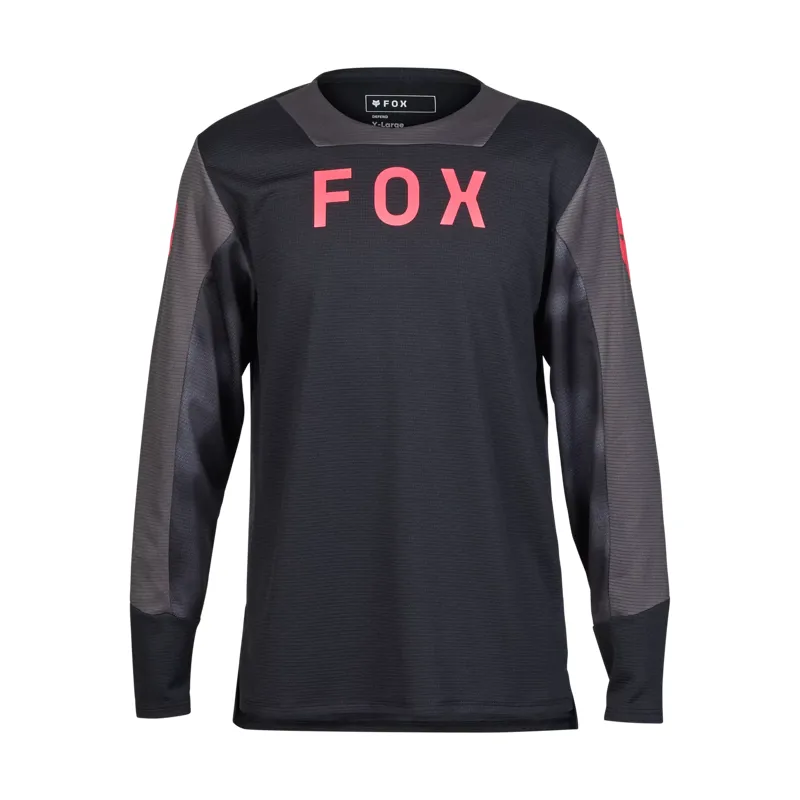 Fox Defend Youth Taunt Long Sleeve Jersey Black