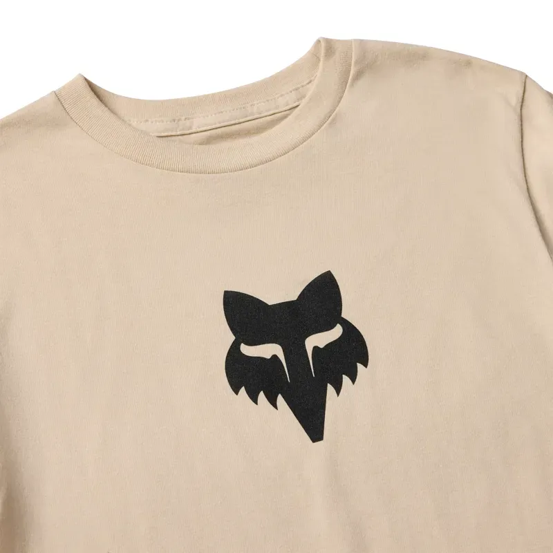 Fox Youth Head T-Shirt in Tan-2
