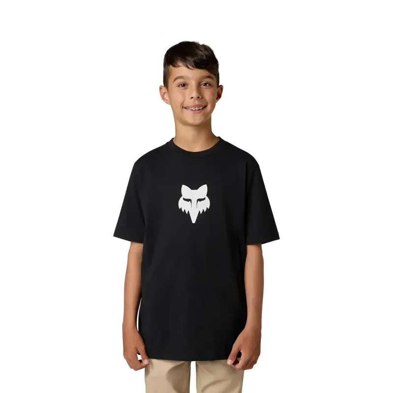 Fox Youth Head T-Shirt in Ultra Black-3