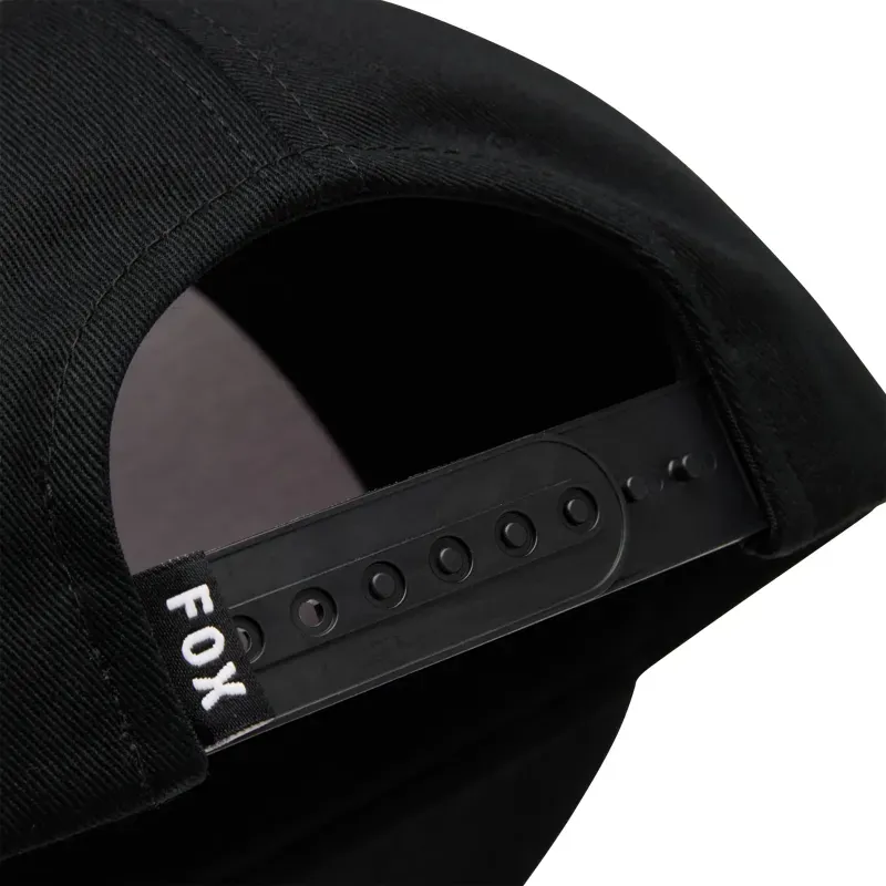 Fox Youth Icon Snapback Hat in Black-4
