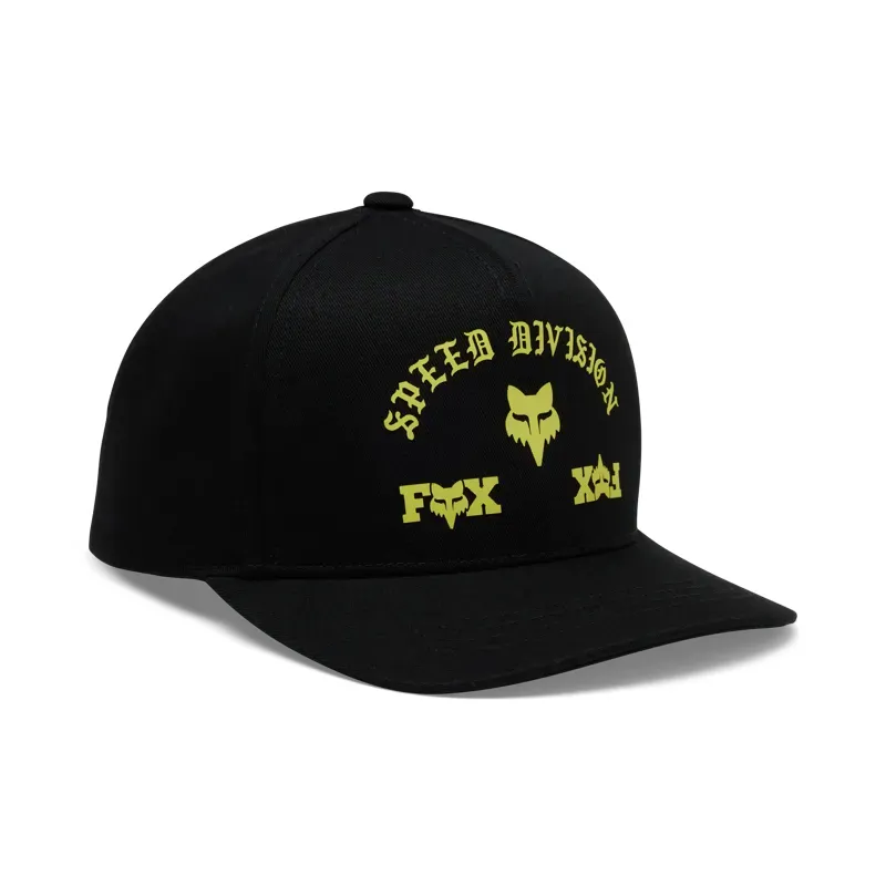 Fox Youth Icon Snapback Hat in Black