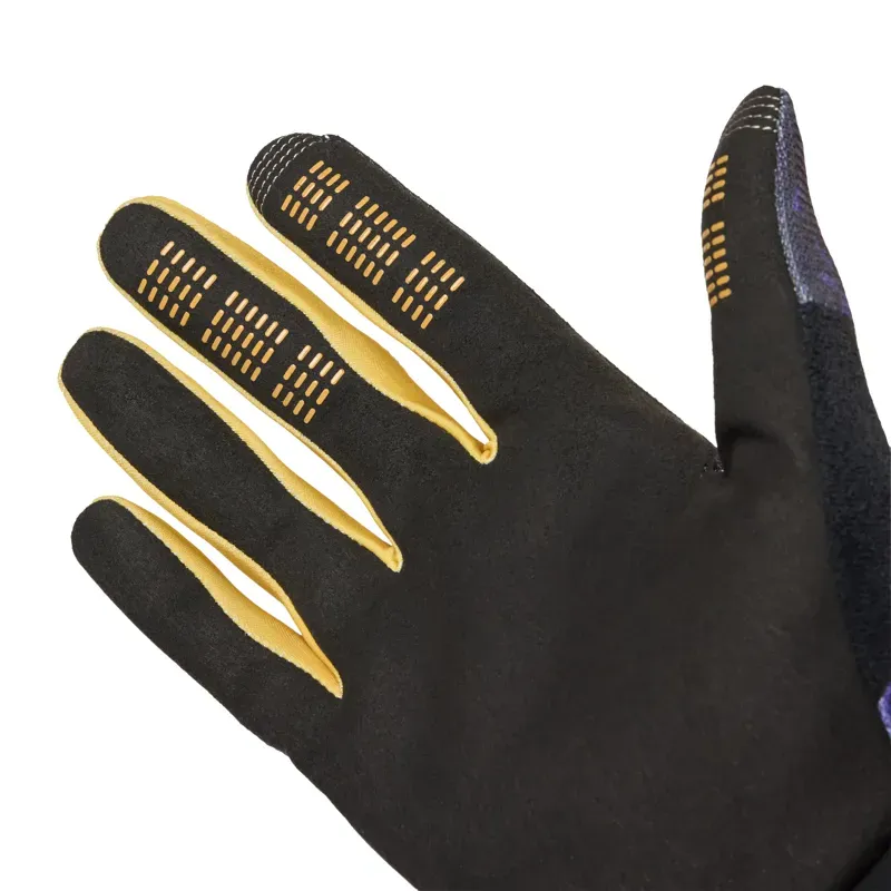 Fox Youth Ranger Image Print Gloves in Plum Purple-2