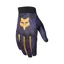 Fox Youth Ranger Image Print Gloves in Plum Purple