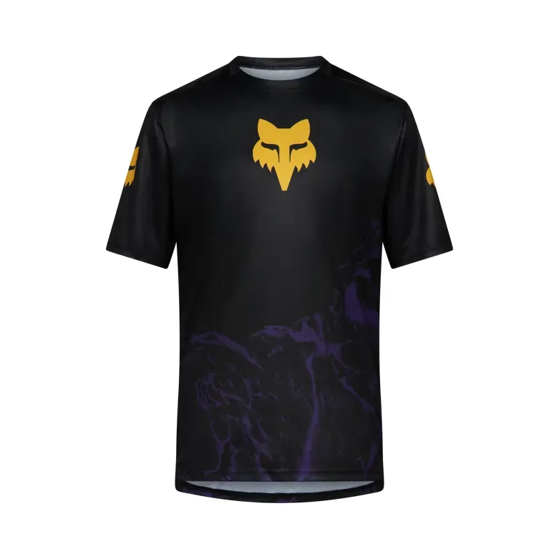 Fox Youth Ranger Image Print Jersey in Plum Purple