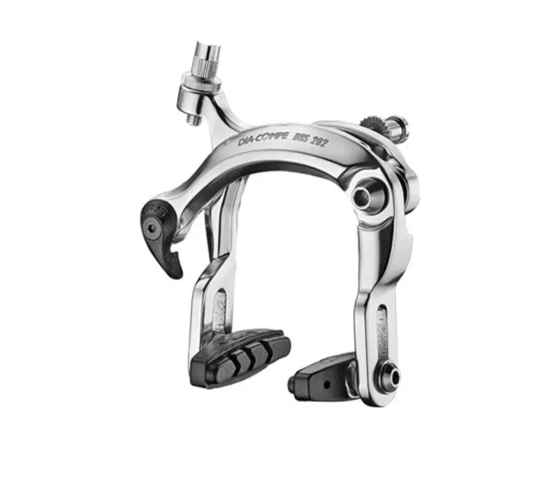 Dia-Compe BRS202 Deep Drop 57-75mm Front Road Caliper Brake in Silver