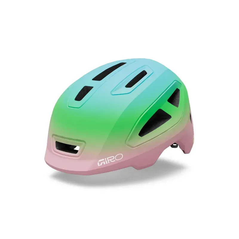 Giro Scamp Mips II Youth Helmet in Light Pink/Vivid Green