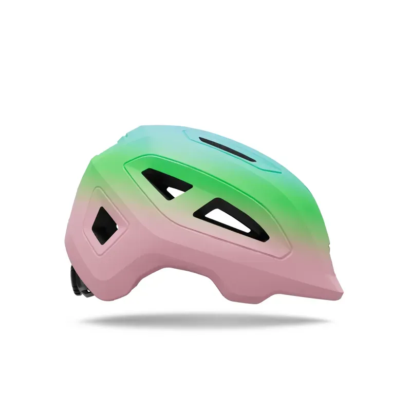 Giro Scamp Mips II Youth Helmet in Light Pink/Vivid Green-2