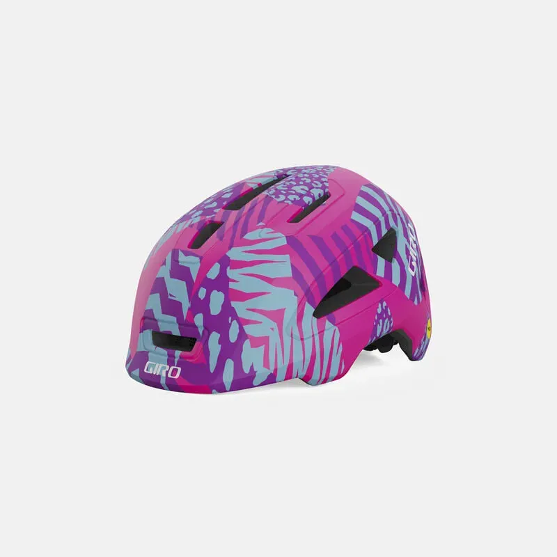 Giro Scamp Mips II Kids Helmet in Pink Animal