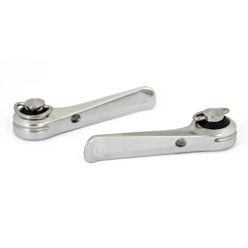 Dia-Compe Downtube Friction Shifter Levers in Silver