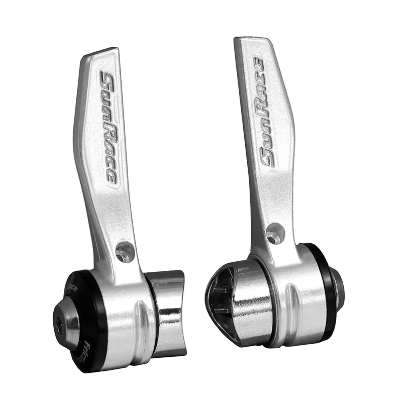Sunrace R30 7-speed Downtube Shifters in Silver