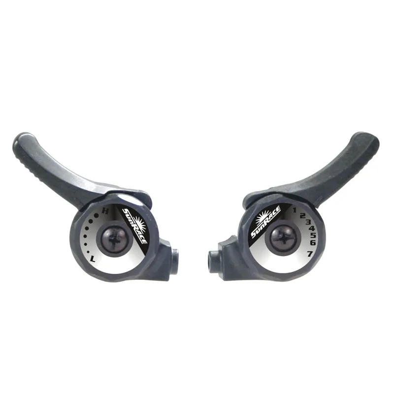 Sunrace SLM2T Above Bar 6-speed Thumb Shifter in Grey