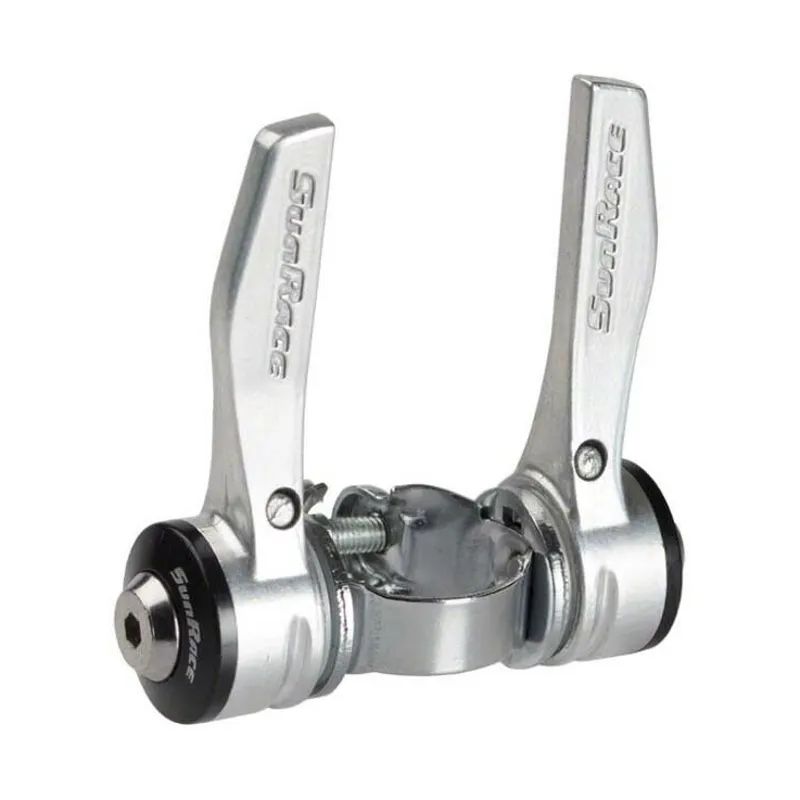 Sunrace R30 28.6mm Downtube Shifters in Silver