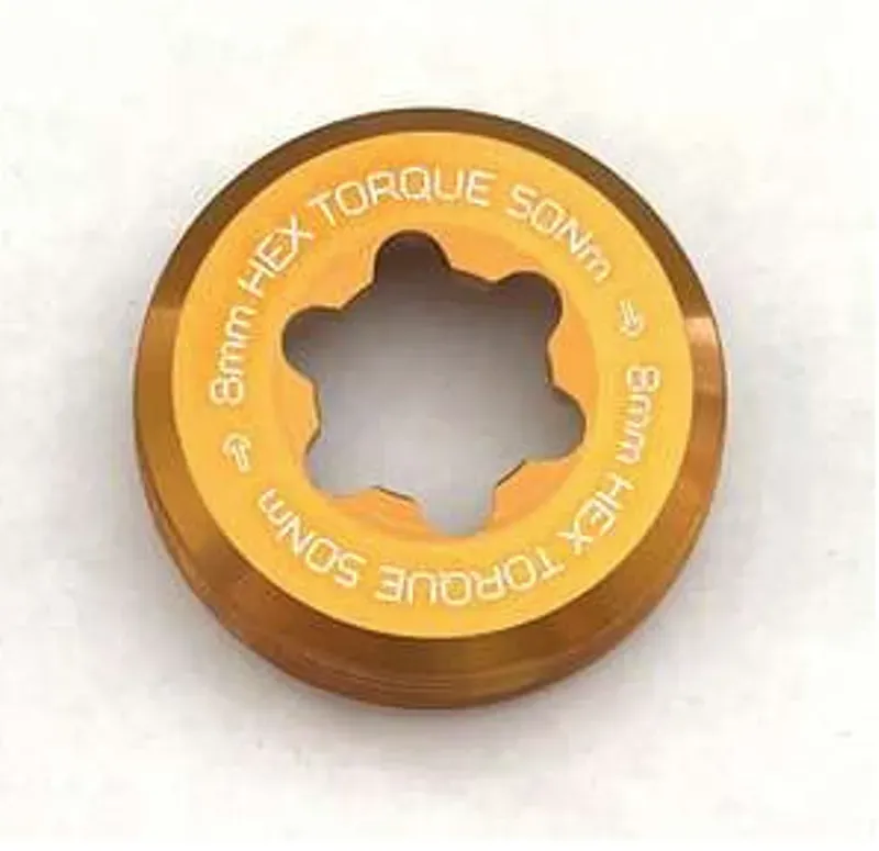 Hope E-Bike Crank Captive Nut in Orange