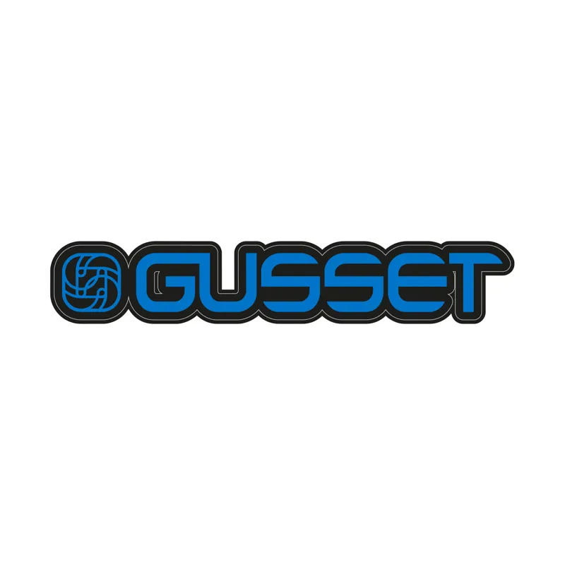 Gusset Components S2 Handlebar Decals in Blue