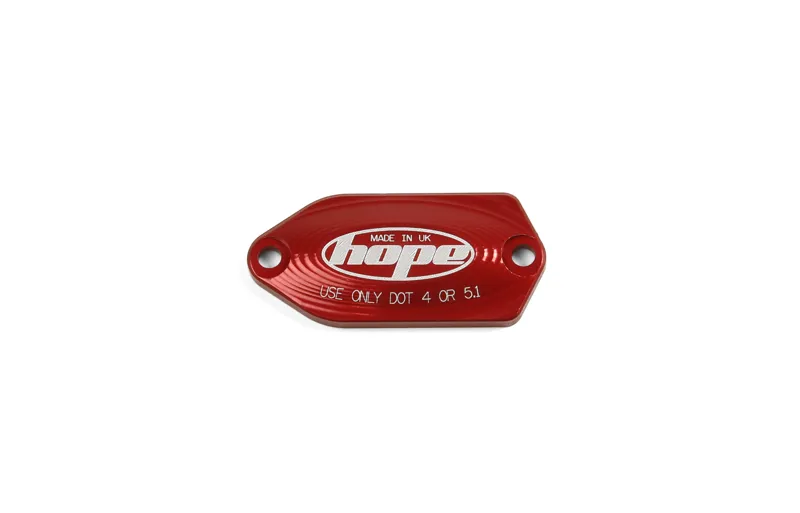 Hope Mini 07 Master Cylinder Left Lid in Red