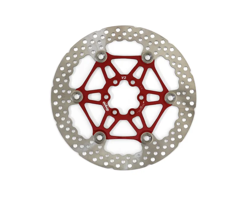 Hope MV2 183mm 6-Bolt Disc Brake in Red