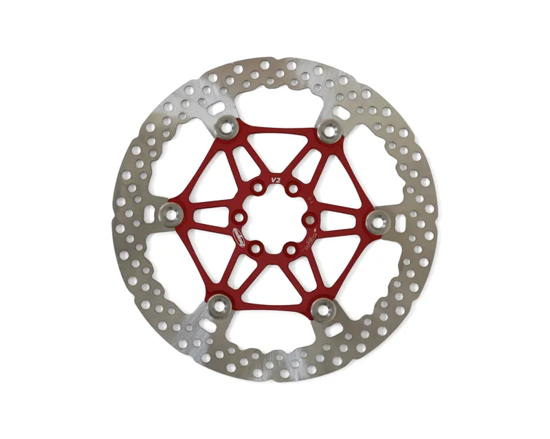 Hope MV2 183mm 6-Bolt Disc Brake in Red