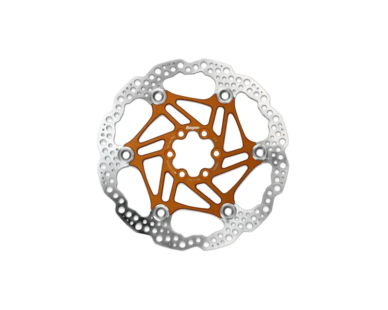 Hope Floating Disc Brake 180mm 6-Bolt Rotor in Orange