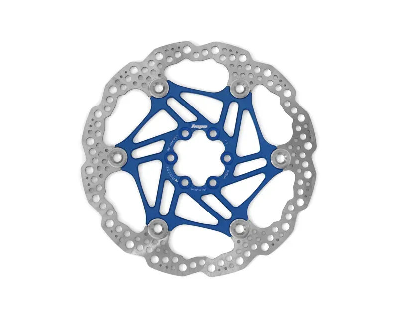Hope Floating Disc 185mm 6-Bolt Float Rotor in Blue