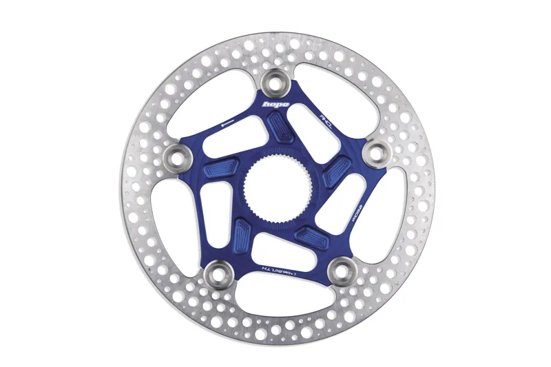 Hope RX 160mm Centre Lock Disc in Blue