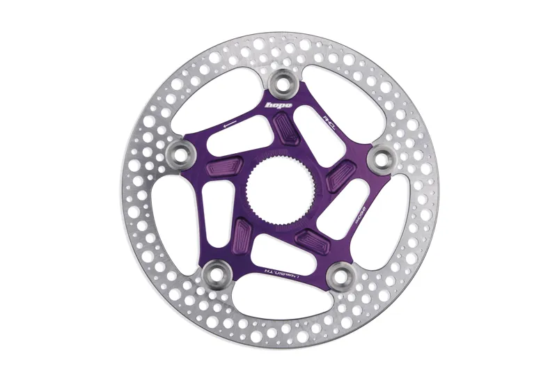 Hope RX 160mm Centre Lock Disc in Purple