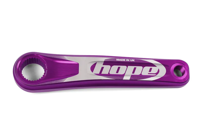 Hope 170mm Drive Side Crank Arm in Purple