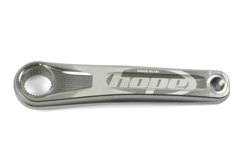 Hope Drive Side Crank Arm in Silver