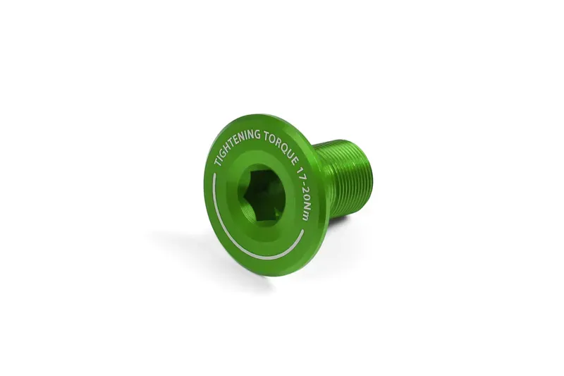 Hope Crankset Shaft End Cap in Green
