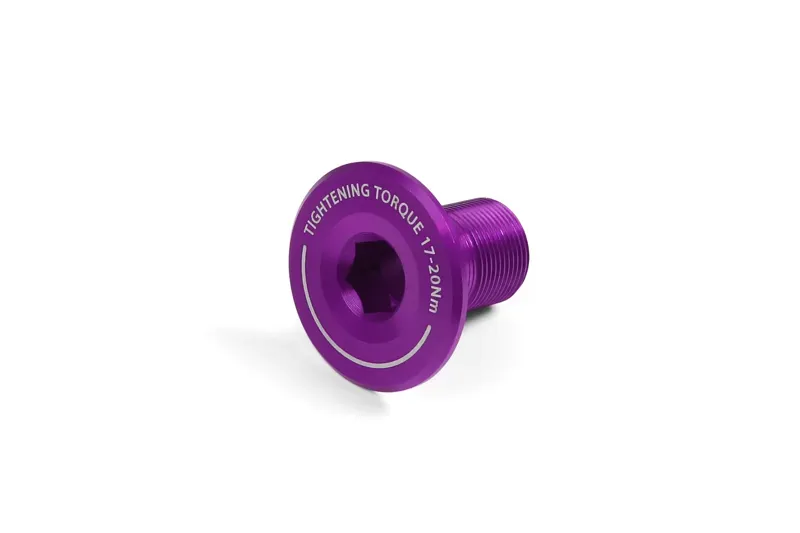 Hope Crankset Shaft End Cap in Purple