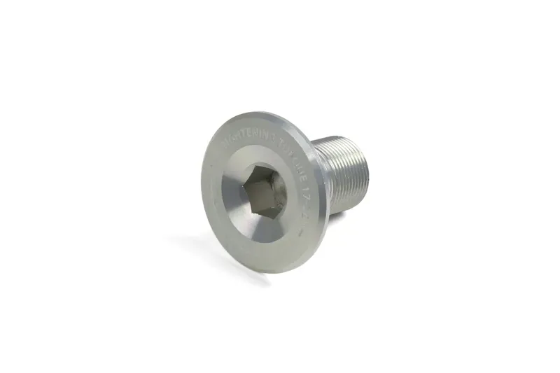 Hope Crankset Shaft End Cap in Silver