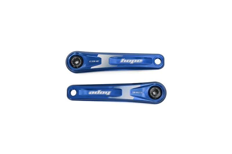 Hope E-Bike 155mm Narrow Crankset in Blue
