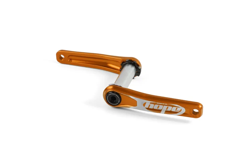 Hope Kid's Crankset with No Spider in Orange