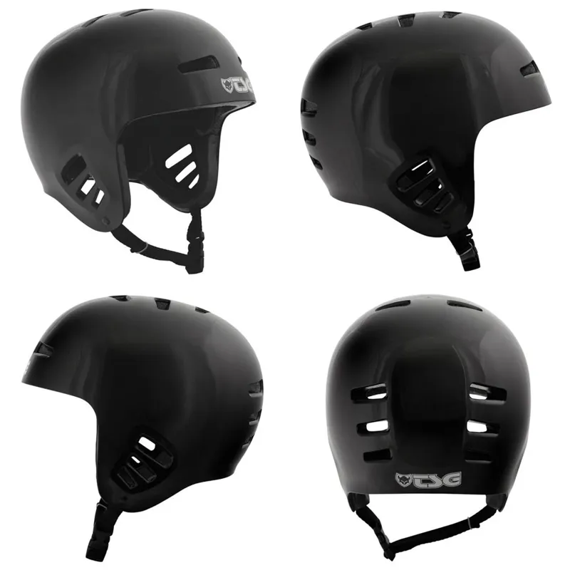 TSG Dawn Flat Helmet in Black