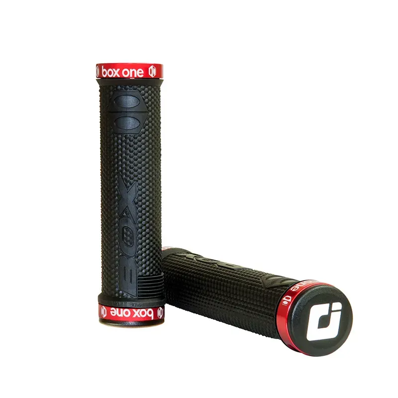 Box Components Box One Clamp Handlebar Grips in Black/Red