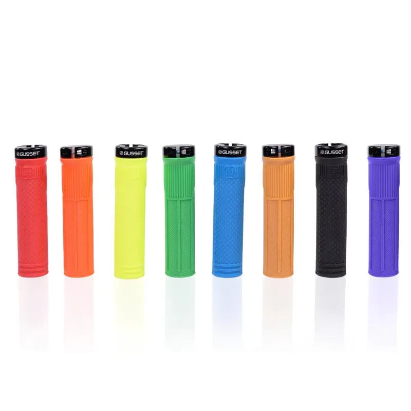 Gusset S2 Lock On Grips Black 133mm-1