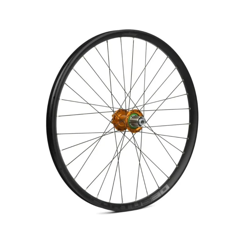 Hope Fortus Pro 4 27.5-inch 30W 150mm Rear Wheel in Orange