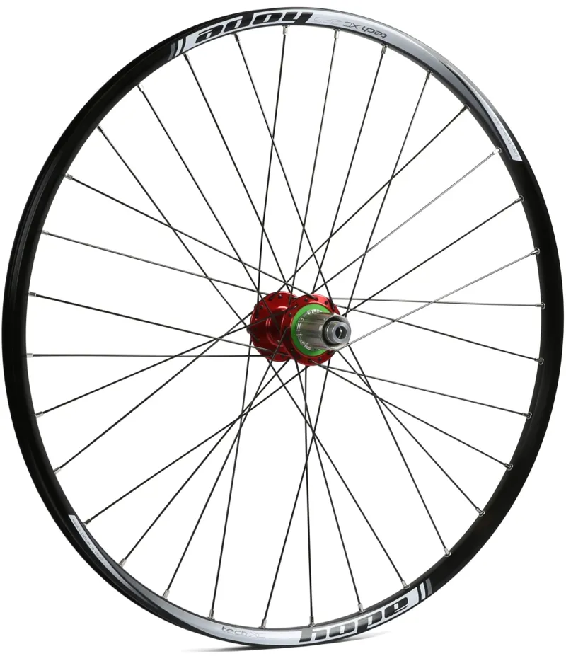 Hope Pro 4 27.5 XC 32H 148mm Rear Wheel in Red 