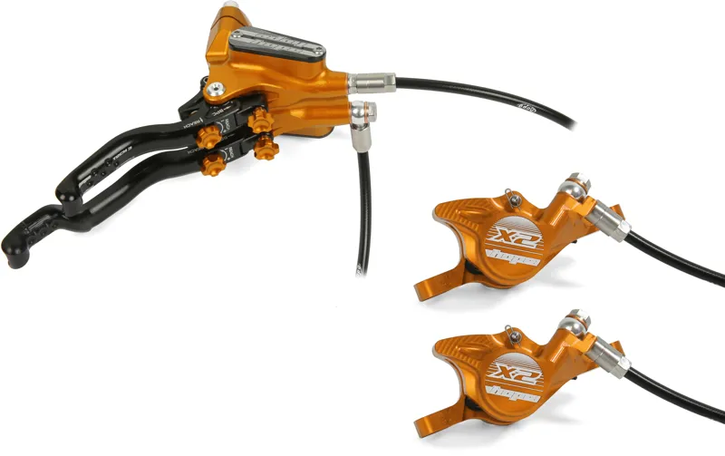 Hope Tech 3 L/H Duo X2 No Rotor in Orange