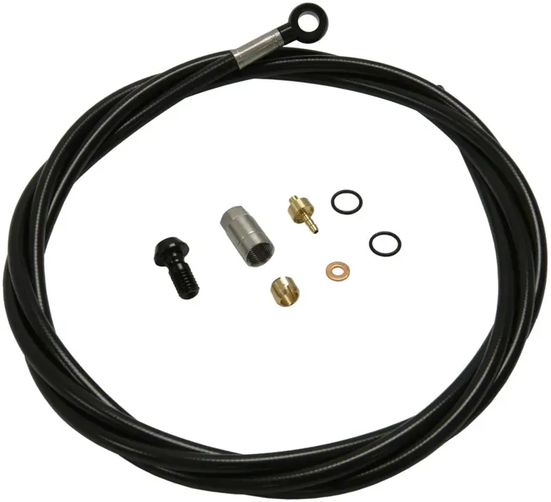 Hope XCR Brake Hose And Connector Kit 5mm 1600mm in Black