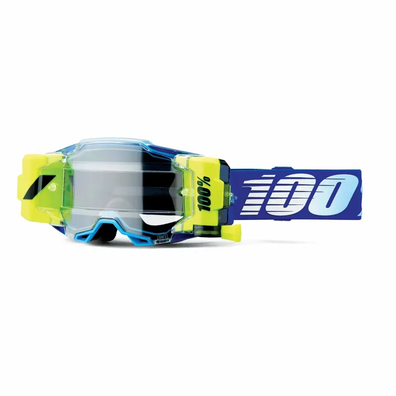 100% Armega Forecast Clear Lens Goggles in Royal