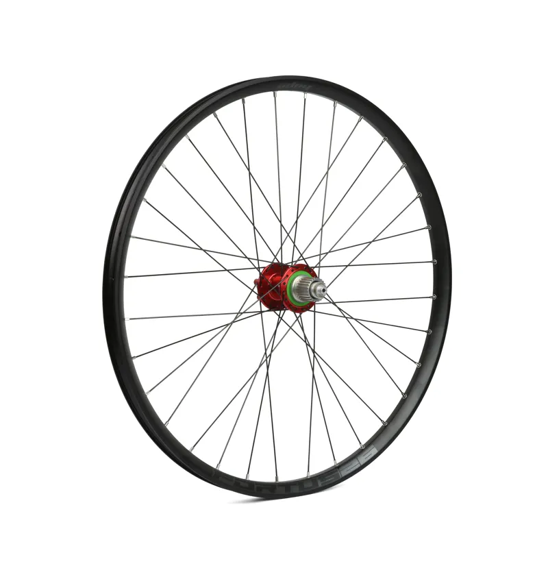 Hope Pro 4 Fortus 26 150mm Rear Wheel in Red