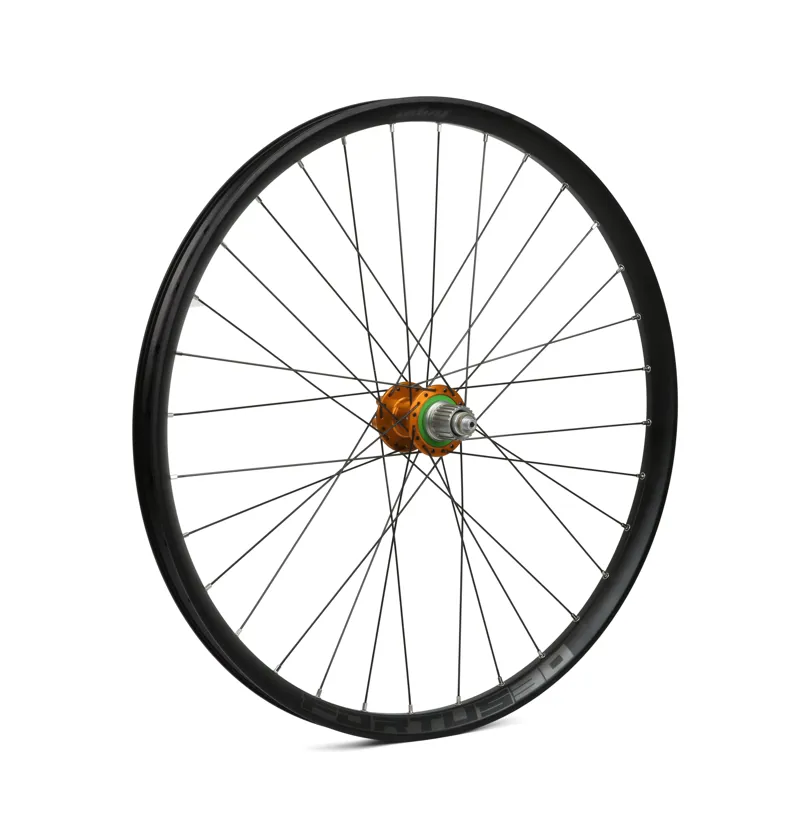 Hope 27.5 Fortus Pro 4 30W 148mm Rear Wheel in Orange