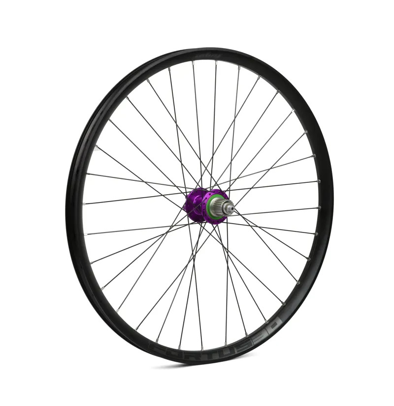 Hope 27.5 Fortus Pro 4 30W 148mm Rear Wheel in Purple