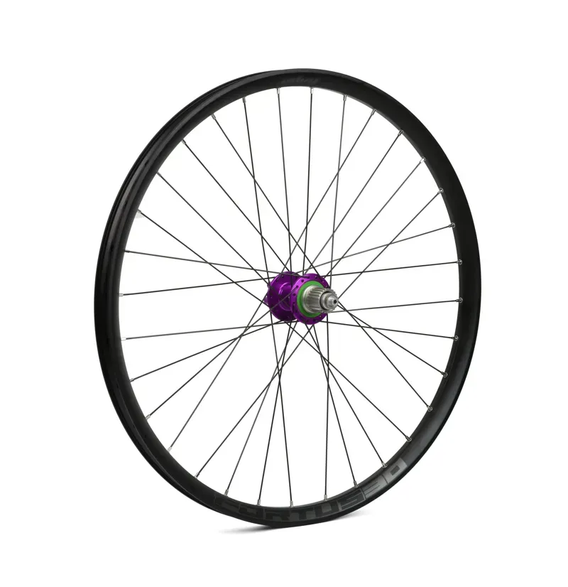 Hope Fortus 30W Pro 4 27.5 Front Wheel in Purple