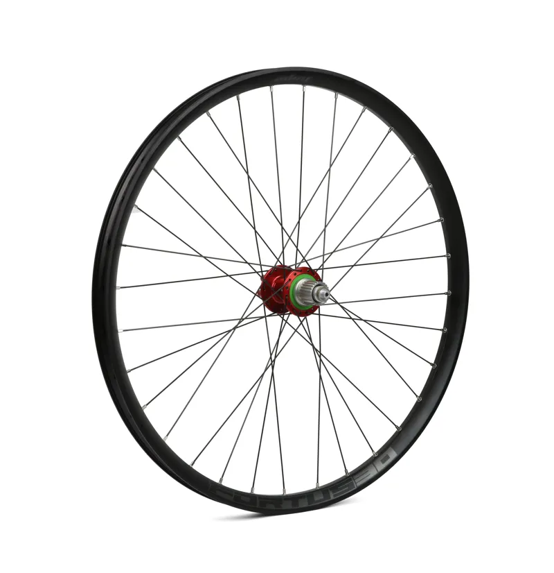 Hope 27.5 Fortus Pro 4 30W 148mm Rear Wheel in Red