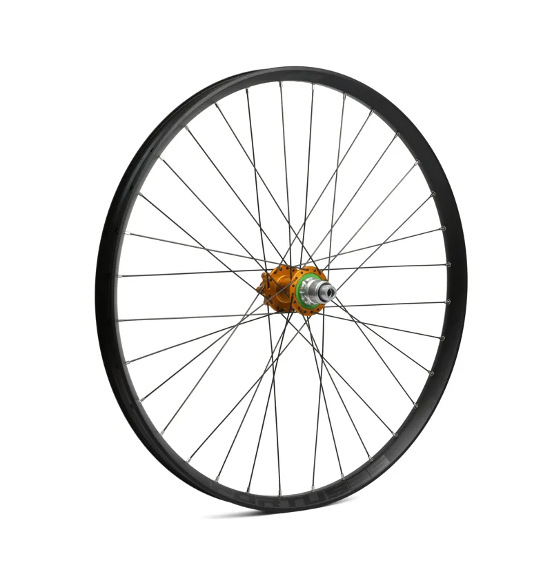 Hope Pro 4 27.5 Fortus 35 150mm Rear Wheel in Orange