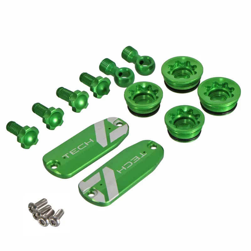 Hope Tech 4 V4 Brakes Custom Color Kit in Green