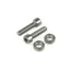 Hope M10 Stainless Steel Bolts/Washers Pair for Trials in Silver