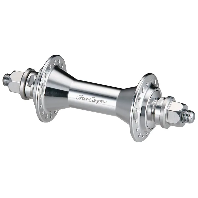 Dia-Compe Gran Compe SF 32-hole Front Track Hub in Silver