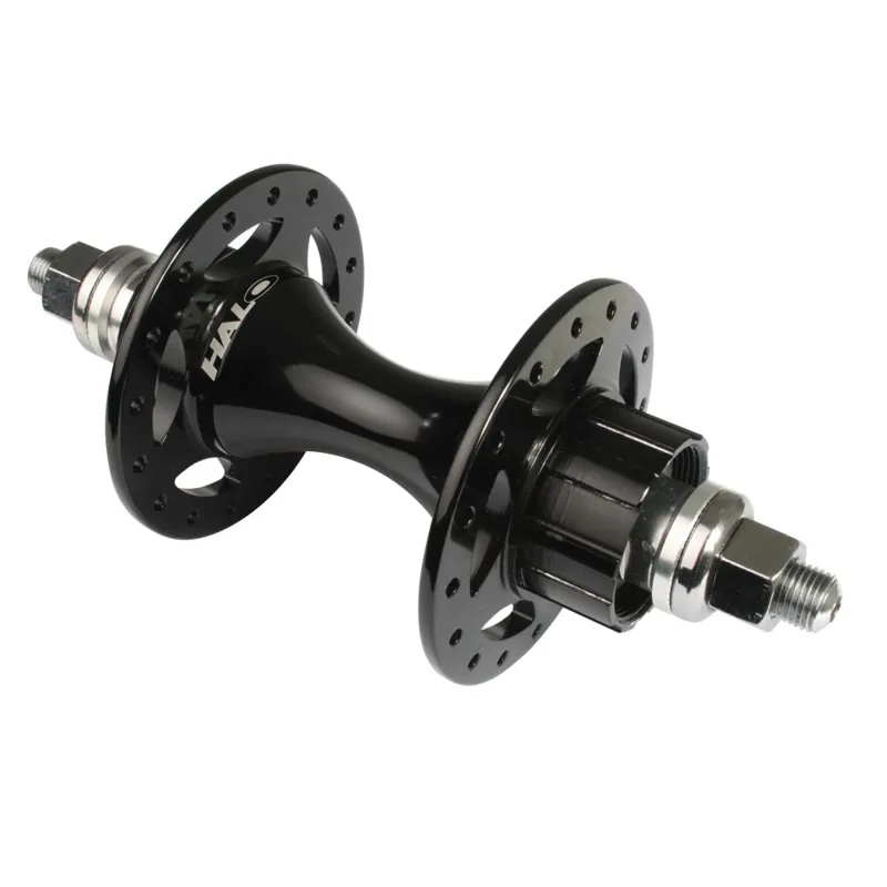 Halo Fix-G Track Sealed Bearing Fixed/HG Spline Rear Hub in Black-1
